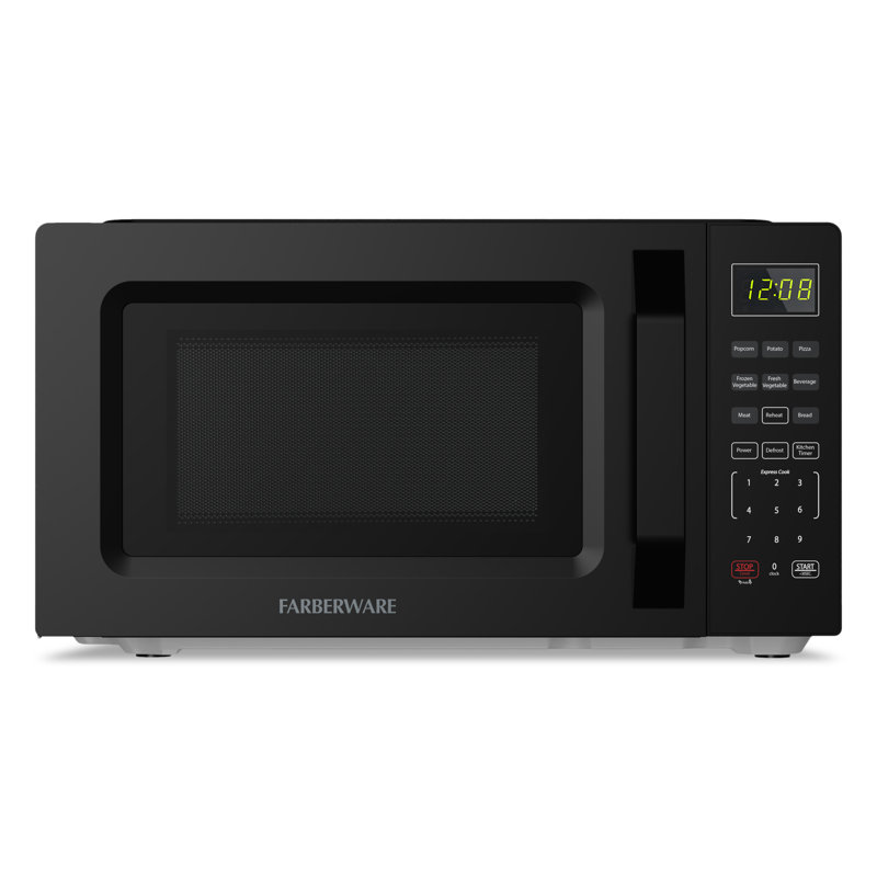Farberware 700-watt Compact Countertop Microwave Oven – 0.7 Cu. Ft., Black