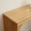 Ensemble de table d'extérieur en bois avec longs bancs