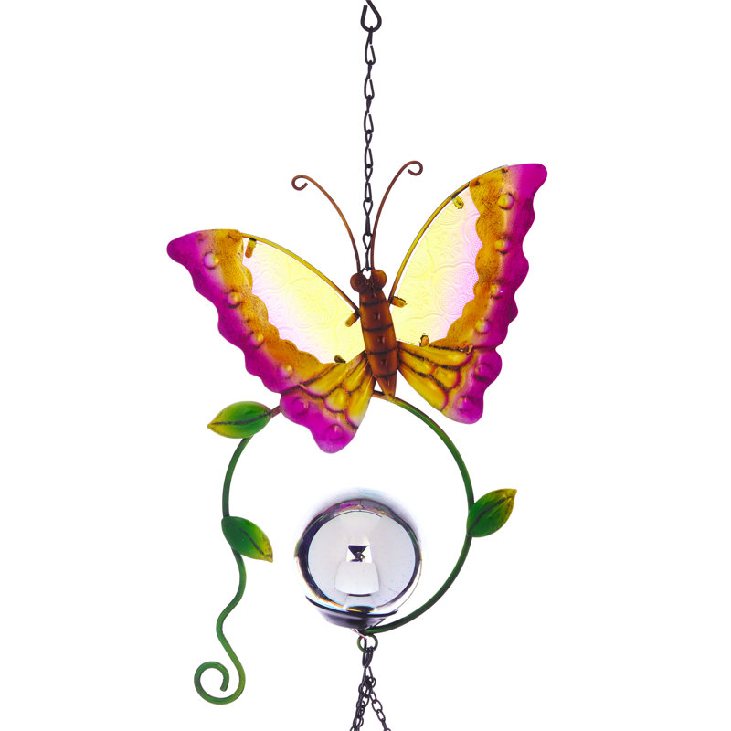 Elithia Metal Animals Wind Chime, Orange