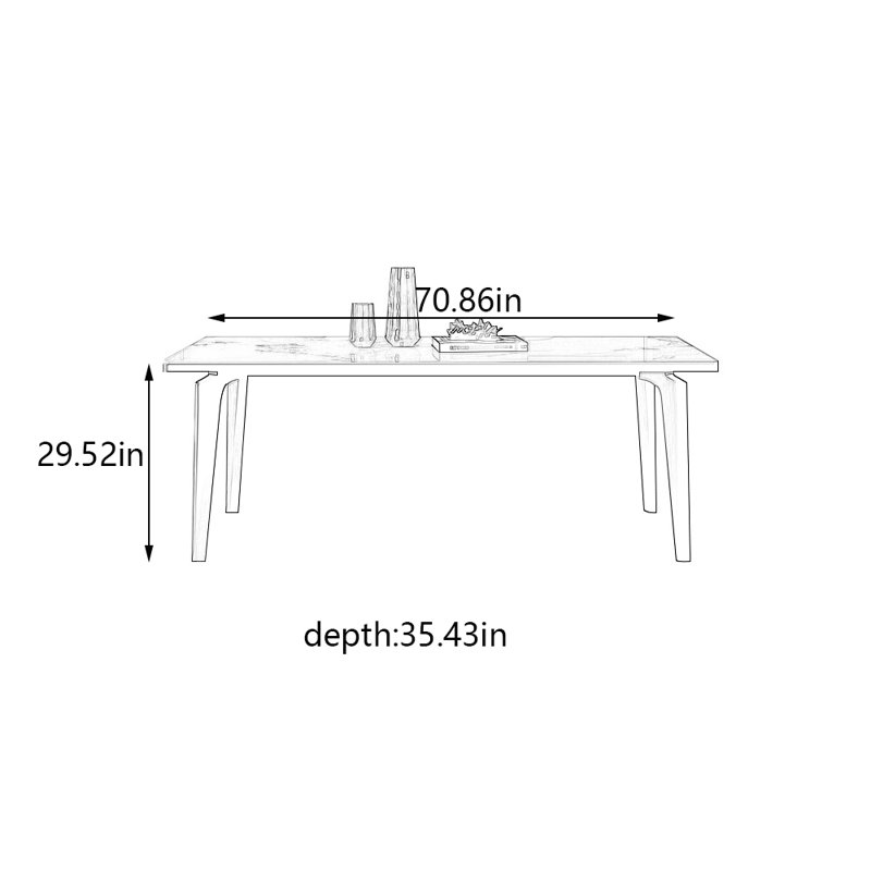 Noeh, 29.52"H x 70.86"L x 35.43"W