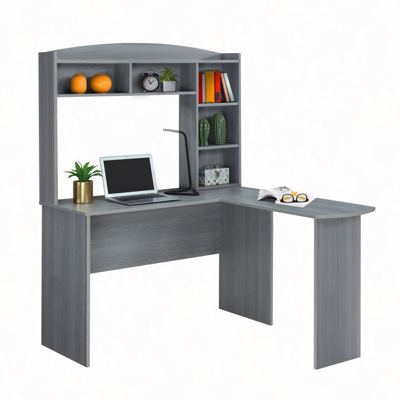 Bureau moderne en L avec huche