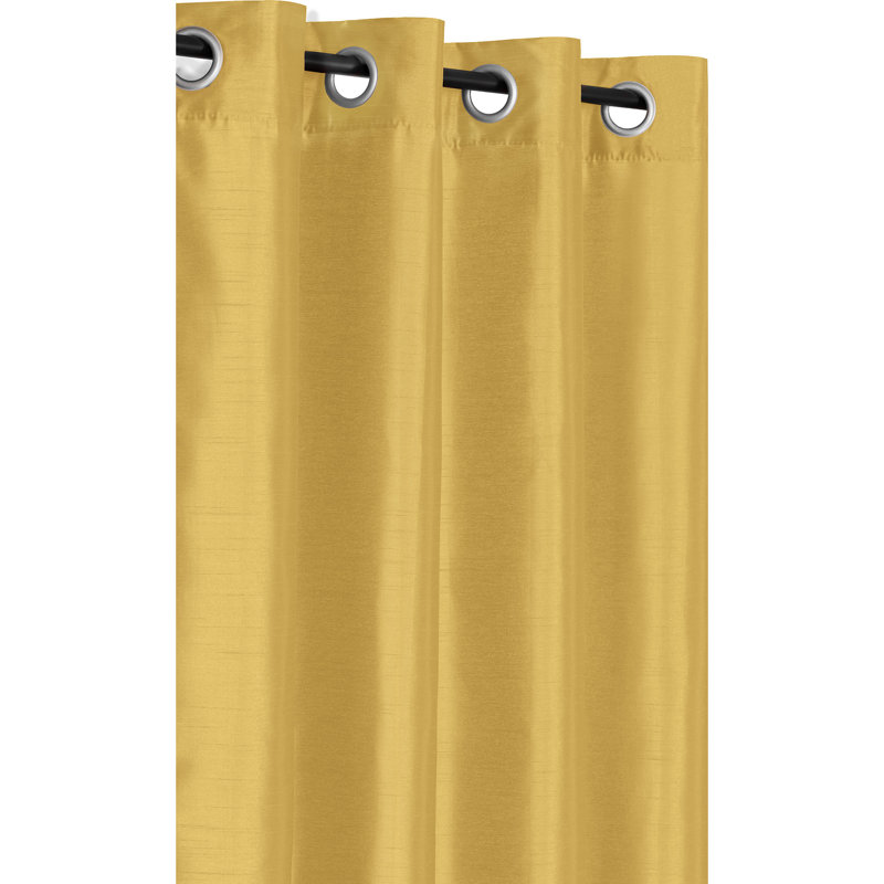Panneau de rideau simple semi-diaphane avec œillets Mitura