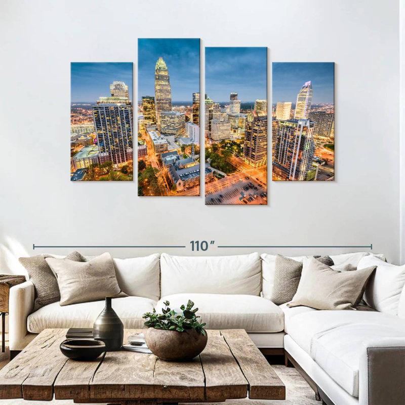 Hannes North Carolina, 54" H x 84" W