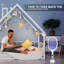 Zapper électrique 2 en 1 WBM SMART, lampe et raquette anti-moustiques, tapette électrique rechargeable USB