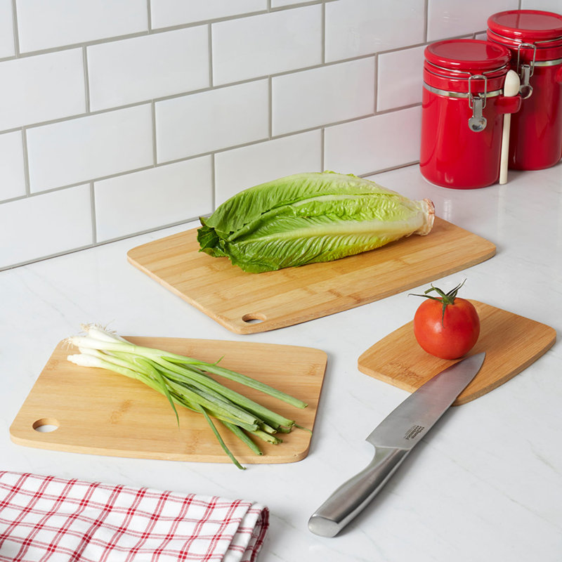 Ensemble de 3 planches à découper en bambou Alistair Home Basics