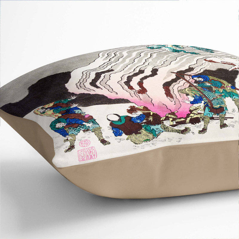 Square Cushion, 55cm H x 55cm W x 20cm D, Stone