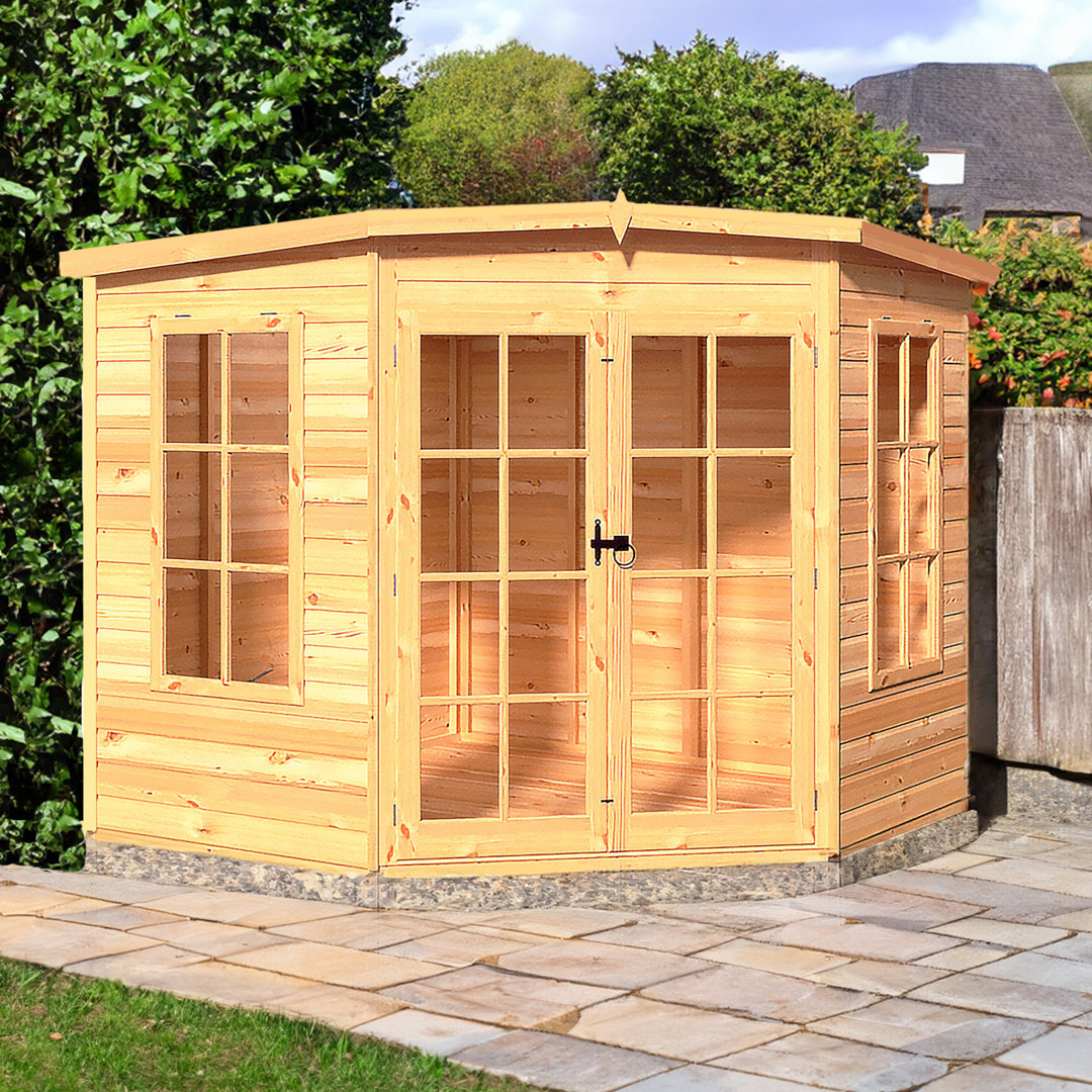 B&Q - Hampton Shiplap Summerhouse Garden Sun Room Approx 8 X 8 Feet - Image 6