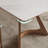 Ash wood rock slab rectangular dining table set-106777972