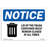 Osha Notice Lid Trash Container Remain Closed All Times Sign