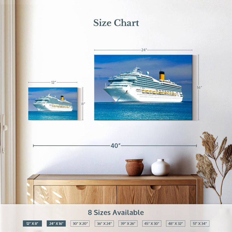 Mehar Large Ship, 16" H x 24" W