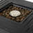 28-Inch Iron Square Propane Fire Pit Table