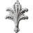 Leaf 8.75'' H x 6.25'' W x 0.75'' D Urethane Onlay Scroll