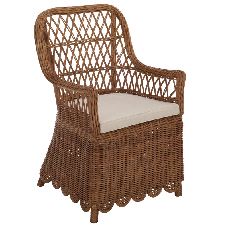 Chaise d'appoint Manon Scallop, Brun