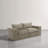2 - Piece Upholstered Camel Chenille Modular Sectional Sofa with Cushion Back– Fully Compressed, No Assembly Required-1419080473