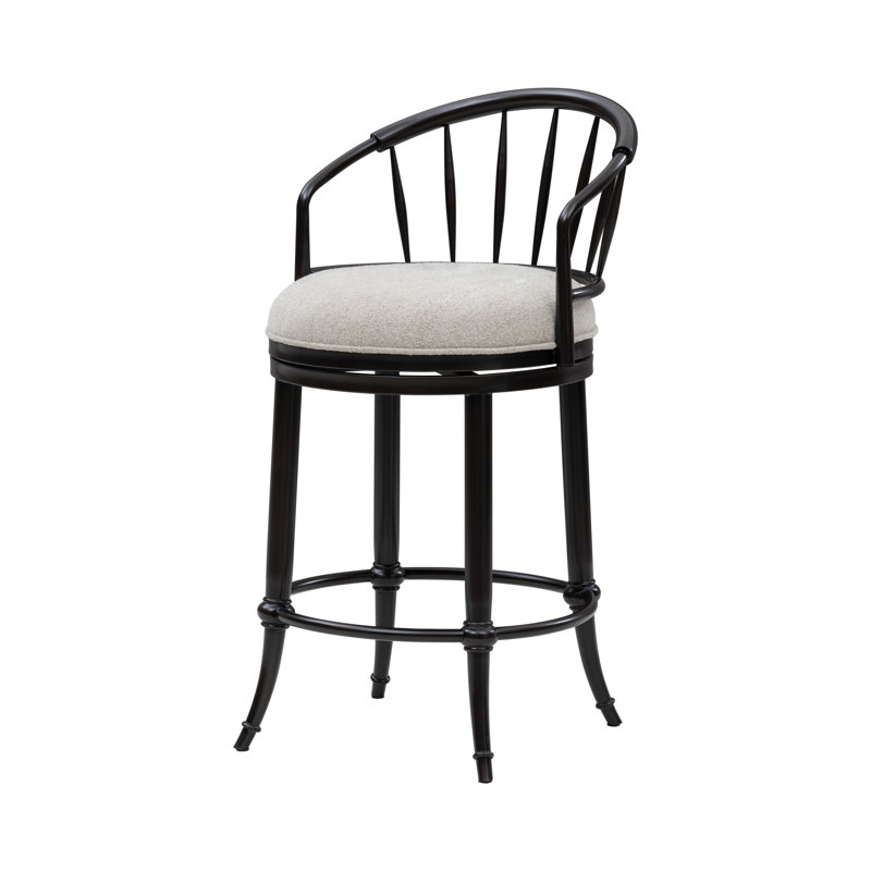 Tabouret de bar pivotant Coombs, Tabouret de comptoir (siège d'une hauteur de 26 p