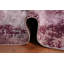 Tapis à motif abstrait délavé rose et bourgogne abstrait 5 x 7