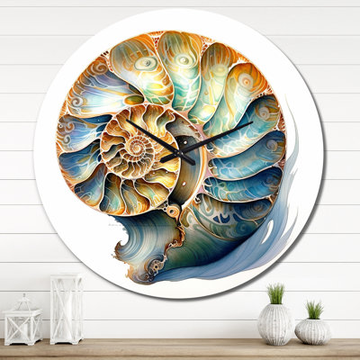 Horloge murale Seashell Symphony I