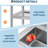 20 Inch Small Stainless Steel Utility Sink with Hot & Cold Faucet for Compact Spaces-119411079