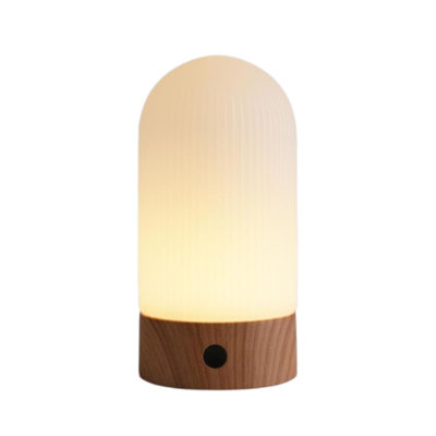 Lampe de table à piles en forme de cactus