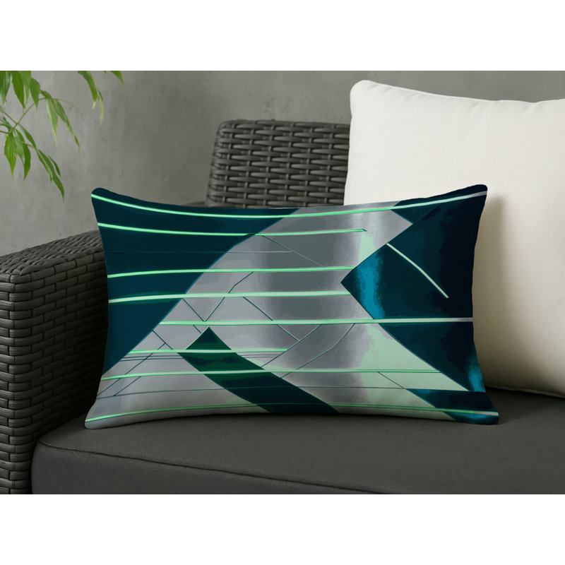 Quantum Ray Indoor And Outdoor Throw Pillow, Rectangle 18"H x 25"W