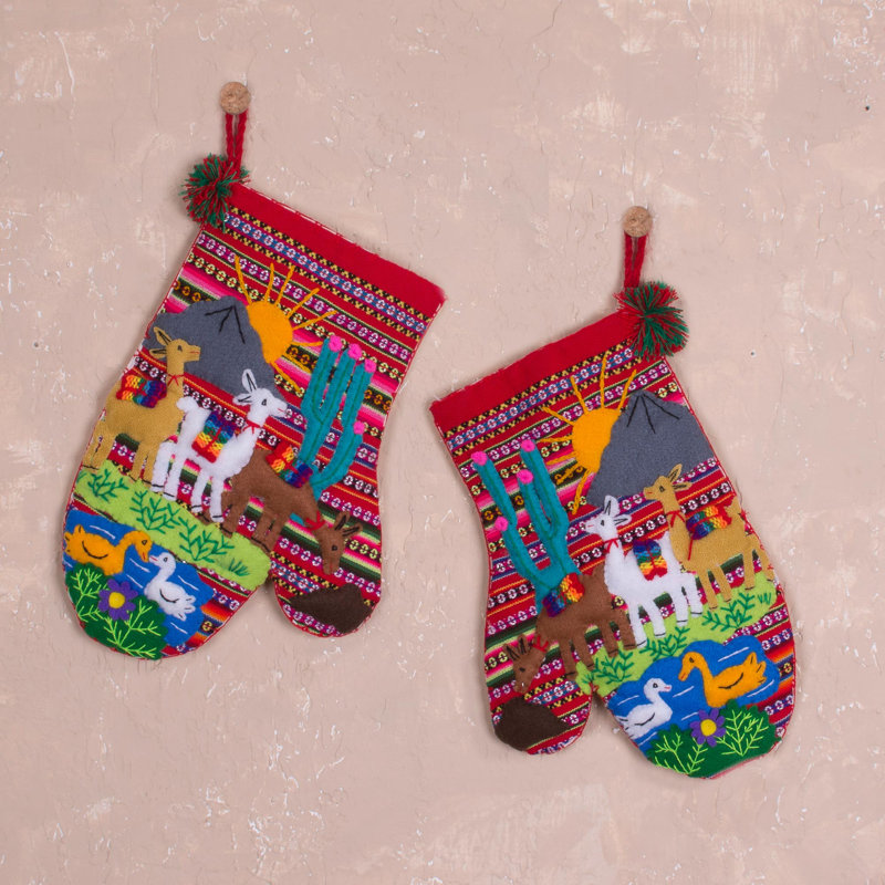 Bungalow Rose Cotton Oven Mitt Set