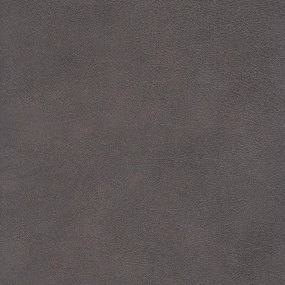 Maybell 58" Genuine Leather Loveseat, Concord Gray