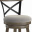 Tabouret pivotant en bois Burt