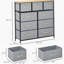 Commode verticale en métal avec 9 tiroirs