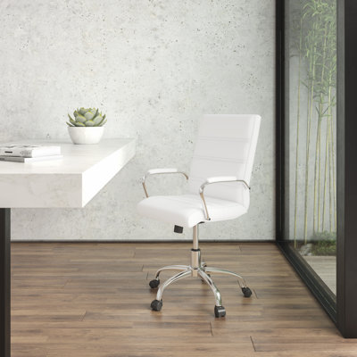 Whitney Ergonomic Upholstered Mid-Back Swivel Office Chair