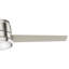 Ventilateur de plafond encastré à DEL 3 pales 54 "avec commande murale et ensemble d'éclairage inclus Commodus-45186175