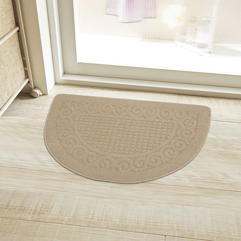 Tapis de cuisine Elaijah Home Decor, Taupe