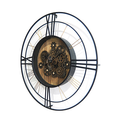 Bergh Metal And Glass Wall Clock