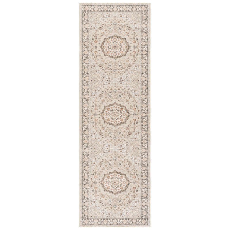 Arizona Performance Machine Washable Floral Indoor Rug, Runner 2'6" x 8'