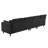 Cloud Chenille Fabric, L-Shaped Sectional Sofa (Sectional)-1469995519