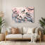 Oiseaux, art mural en métal beige avec mésange-776291562