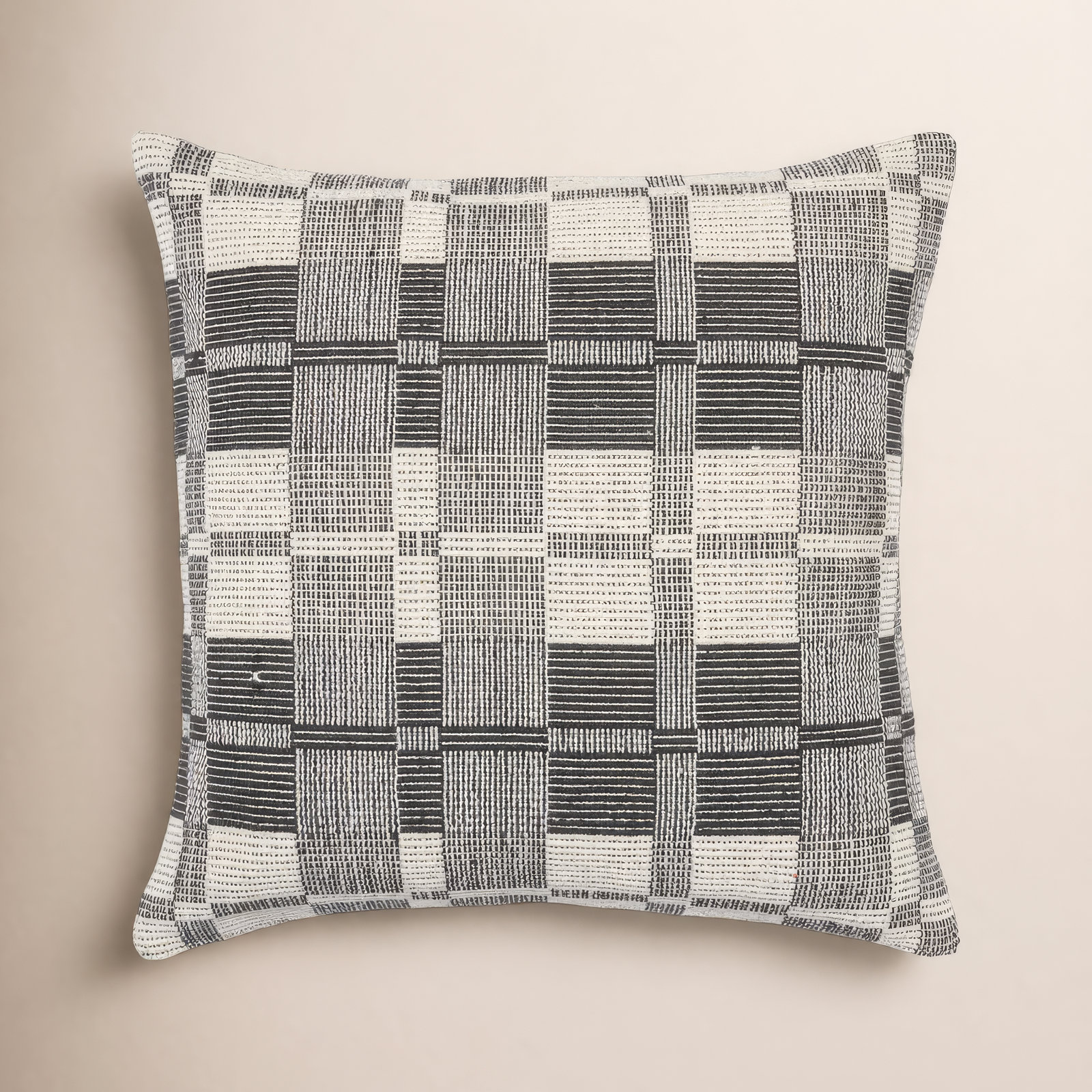 Milana 24" x 24" Embroidered Throw Pillow, Down