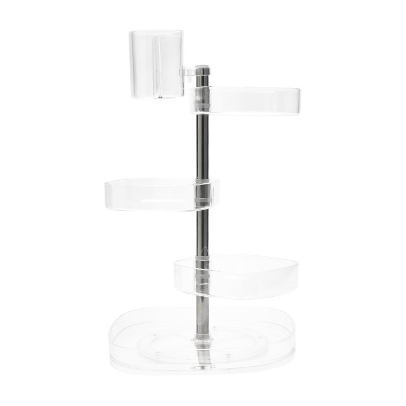 Bricen Plastic 7 Compartment Makeup Organizer