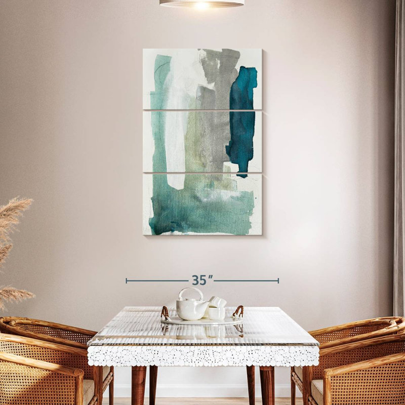 Avery Turquoise Seaglass I, 45" H x 28" W