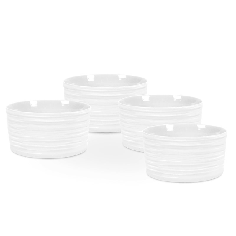 Portmeirion Sophie Conran White Ramekins 3.5"/7 Oz