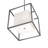 22" Square Kitzi Box Pendant