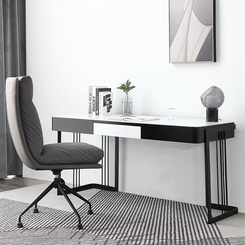 Bureau Modern Modern, H 29,5 po x l 63 po x P 23,6 po