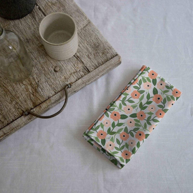 Cadance 100% Cotton Floral Square Napkin