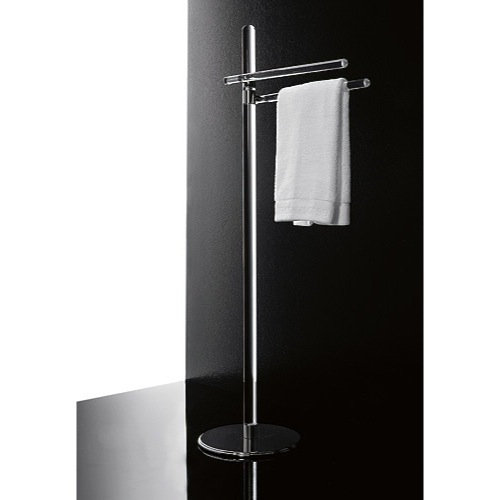 Porte-serviettes autoportant Orchidea, Chrome