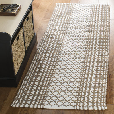 Amaral Hand Woven Cotton Geometric Rug