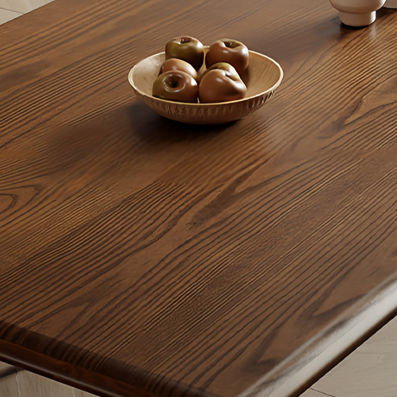 Table à manger et chaise en bois massif Classic Vintage, H 29,5 po x L 70,8 po x l 31,4 po, 5