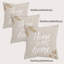 Housses de coussin décoratives en microfibre douce JYK, imprimées recto verso, fermeture éclair invisible, idéales pour la décoration intérieure et les cadeaux. 45 x 45 cm, motif citrouille blanche et orange « bonjour ».-138655246