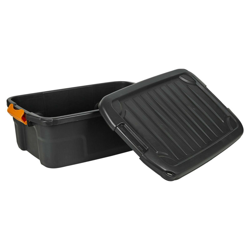 Symple Stuff Mano Plastic Decorative Bin, 12L