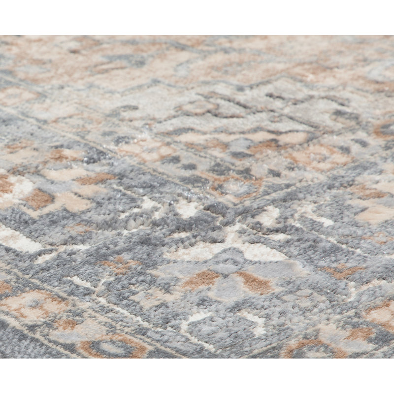 Tapis taupe gris Elliana, Rectangle 8 pi x 10 pi