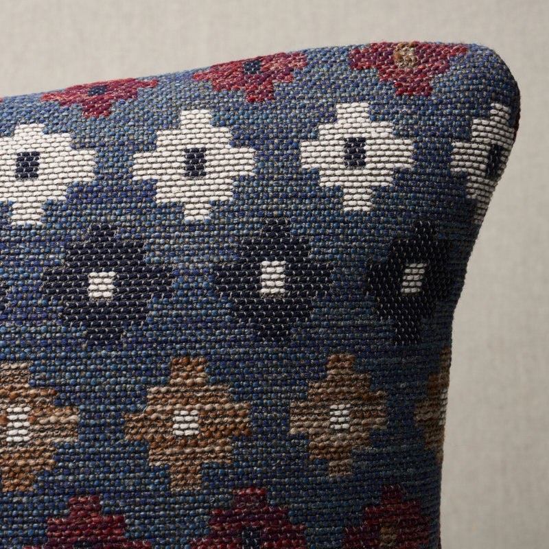 Ayumi Performance Pillow, Denim, 20" x 20"