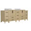 Armoire de meuble-lavabo double 84 po x P 22 po x H 34 po-1241095033